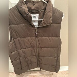 GAP Tan Quilted Vest